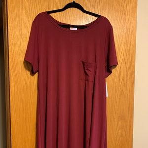 3XL Burgundy Swing Dress - NWT